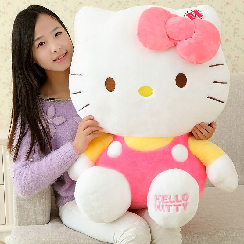 Hello kitty teddy bear big for shop sale