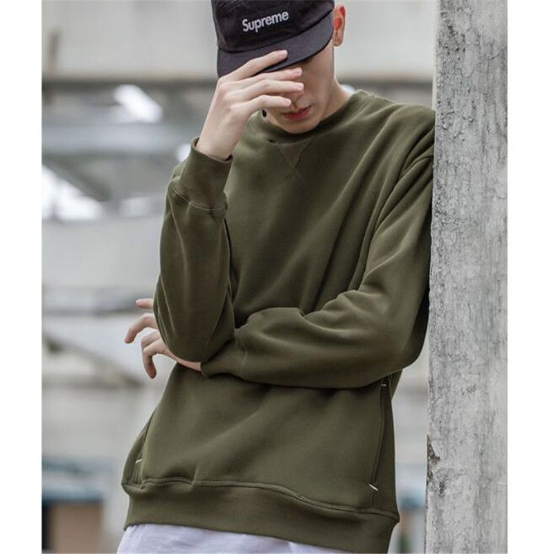 men's sweatshirt with chest pocket