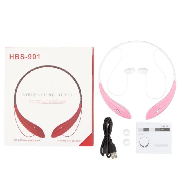 2015 New HBS 901 Bluetooth Stereo Headset Wireless Earphone Sport