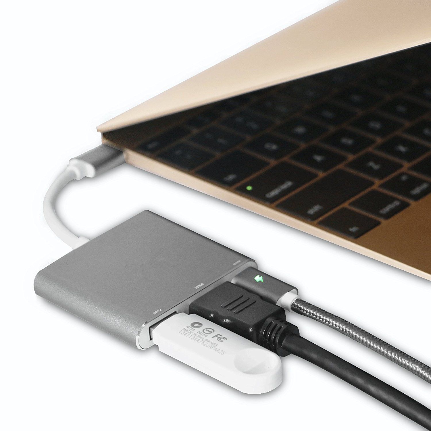 2020 Type C Multiport Adapter Hub Type C To Hdmi Usb 3 0 Port And Usb C Charging Port For Macbook Pro 2016 Matebook From Hasense1 10 16 Dhgate Com