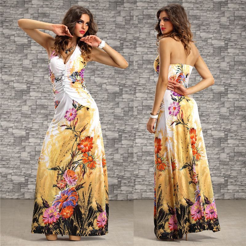 floor length summer dresses