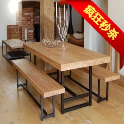 Compre Muebles De Madera De Hierro País Retro Combinados Mesa Y ... Compre Muebles De Madera De Hierro País Retro Combinados Mesa Y ...