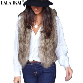 short sleeve fur jacket