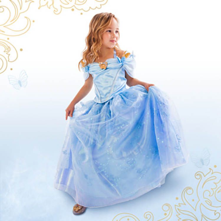 Compra De La Nueva De La Cenicienta De Vestuario De La Película 2015 Vestido  De Cenicienta Nueva Cenicienta Vestido De Los Niños Para Los Niños Barato |  Entrega Rápida Y Calidad | Es.Dhgate