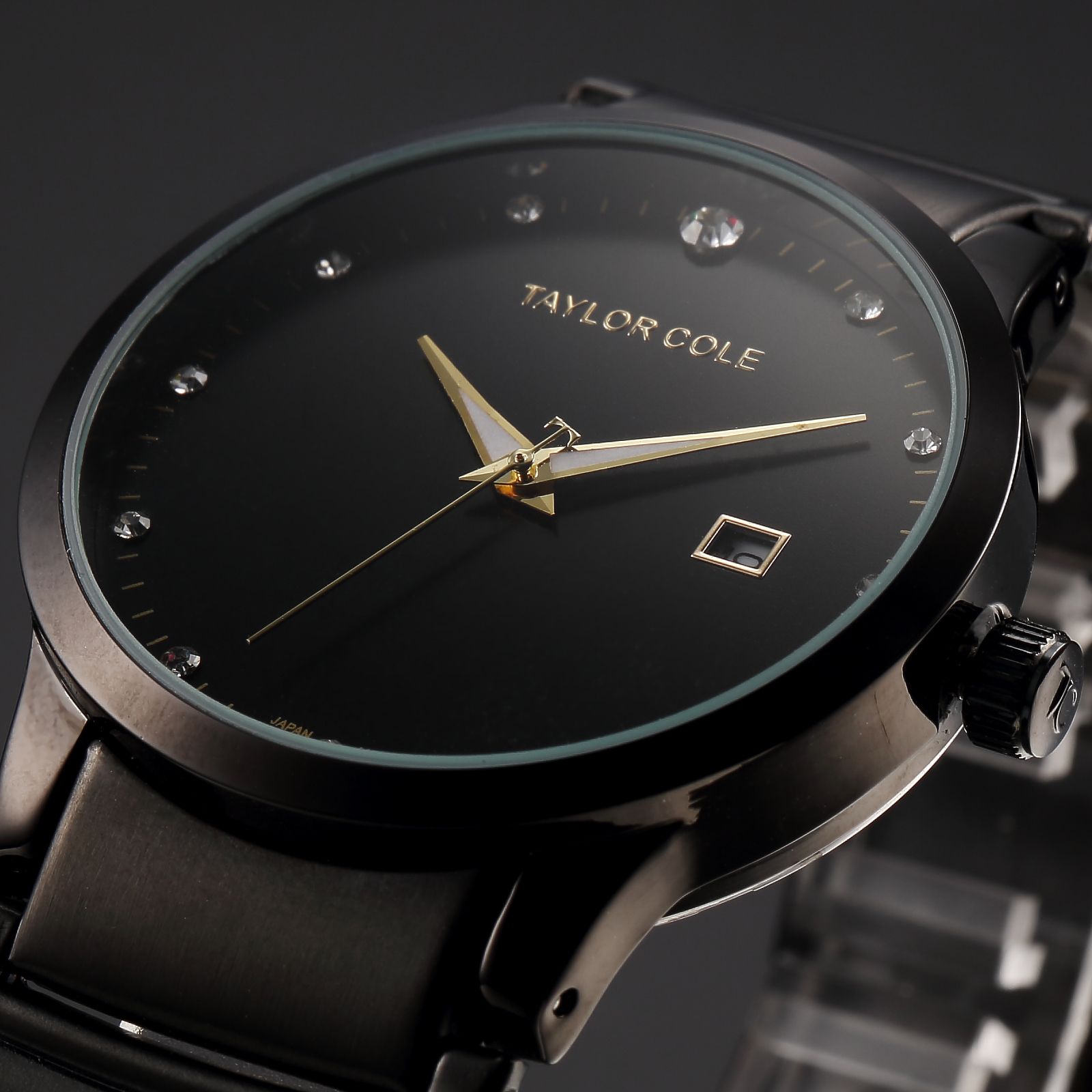 Taylor Cole Lady Relogio Round Black Crystal Full Stainless Steel Strap Female Clock Casual Wrist Women Quartz Dress Watch Tc022 Online Watches Diamond Watches From Time Zone 109 46 Dhgate Com