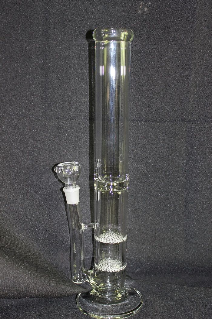Discount Hand Blown 7mm Thickness Glass Bong Vase Perc Water Pipe