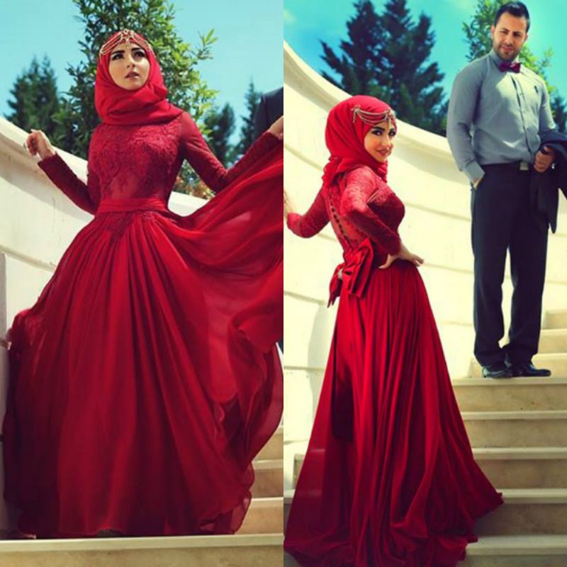 simple gown designs with full sleeves