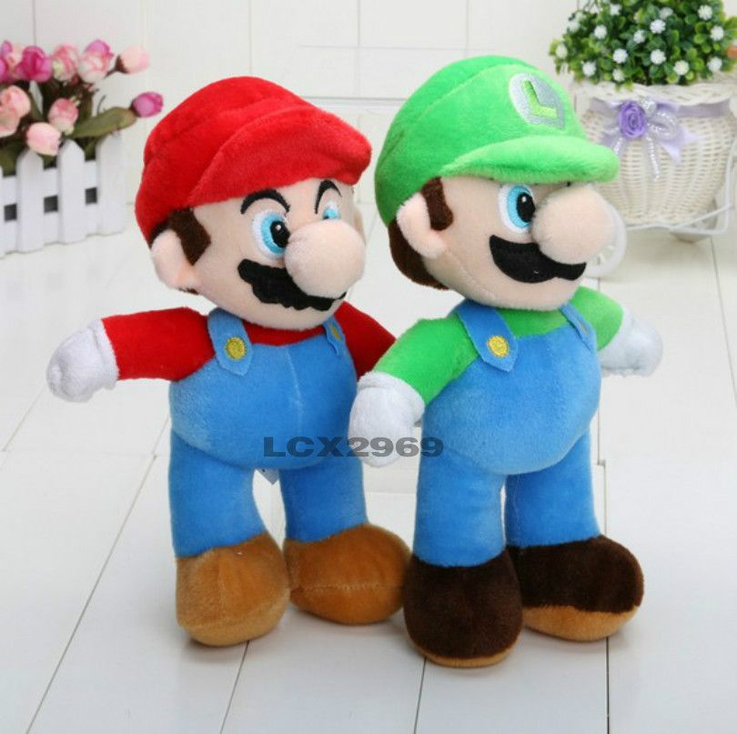 mario and luigi plush dolls