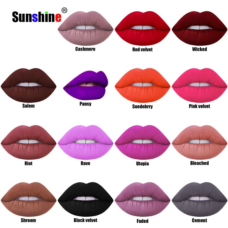 dark red lipstick matte