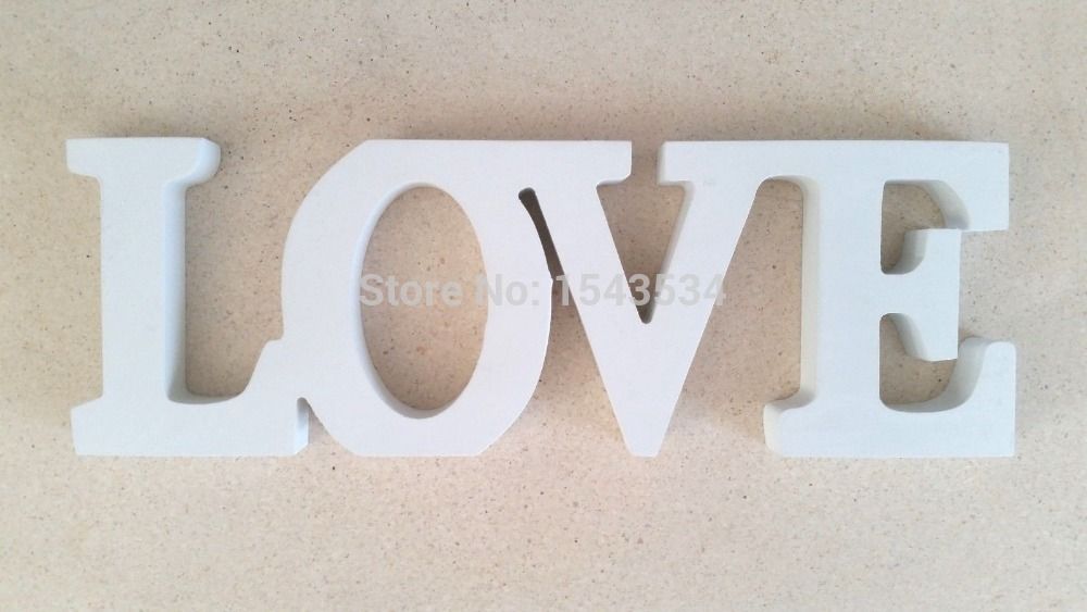 2019 Love Letter Decoration 7 8 Cm Standing English Large