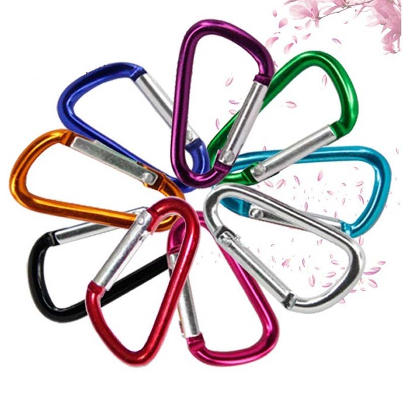 Aluminium Alloy Carabiner Buckle Keychain Camping Hiking Hook Climbing Buckles