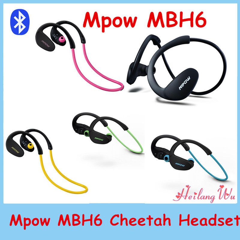 Suministro Al Por Mayor Auricular Bluetooth Mpow MBH6 Manos Libres Cheetah 4.1 Auriculares Auriculares Estéreo Inalámbricos Micrófono AptX Auricular Deportivo Para IPhone6s Al Por Mayor Heilangwu, 67,65 € | DHgate