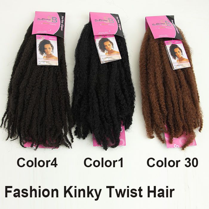 Sublime Kinky Bulk Synthetic Twist Braid Hair 100 Kanekalon Fiber