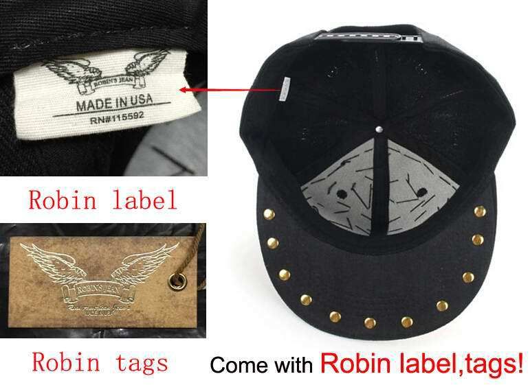 2020 2015 Hot Sale New Black Robin Jeans Hat Designer Famous Brand