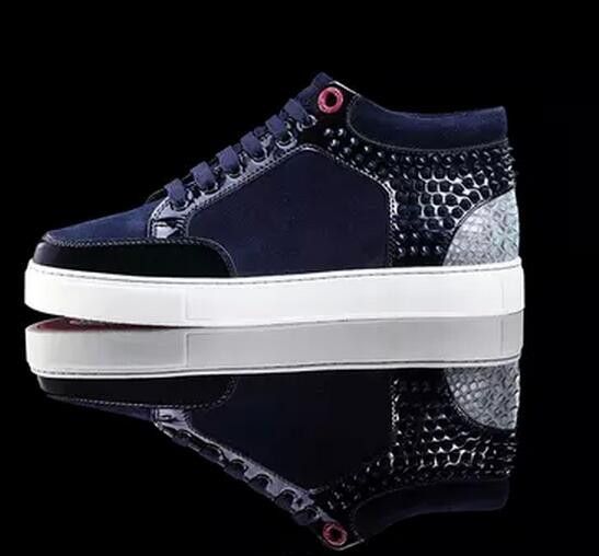 HOT Fashion Middle Top Royaums Brand Mens Sneakers Red Bottom Women Casual  Shoes Multicolor Leather Decorative Rivet Spikes Ankle Flats From Meizi188,  $71.51 | DHgate.Com