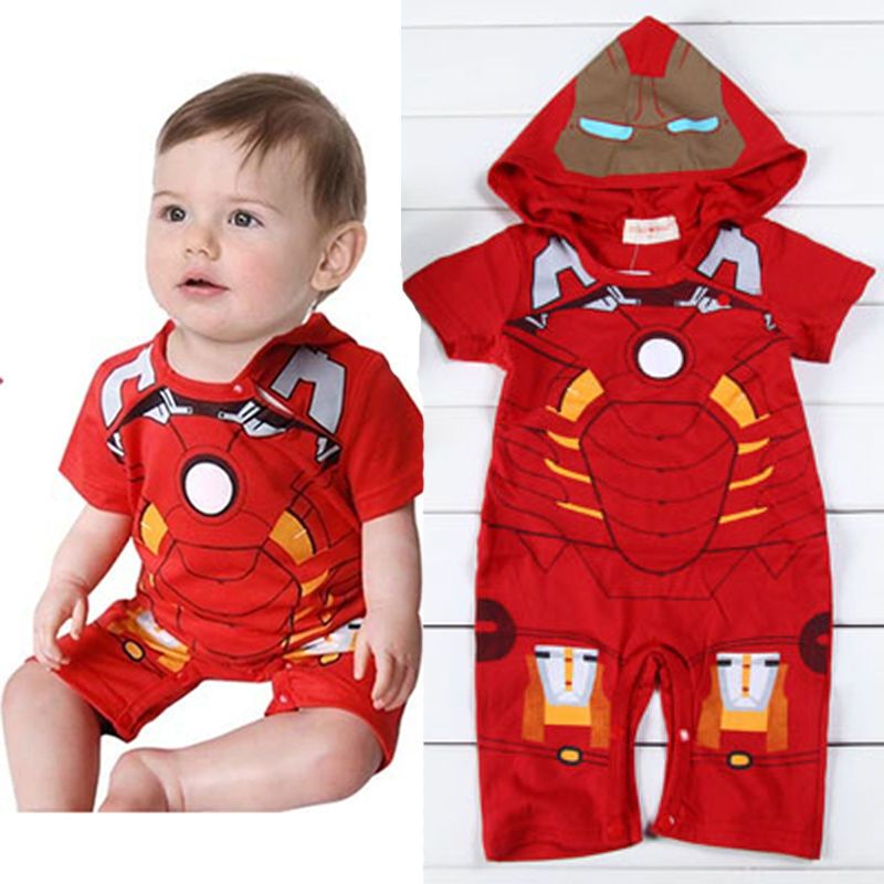 ironman baby onesie