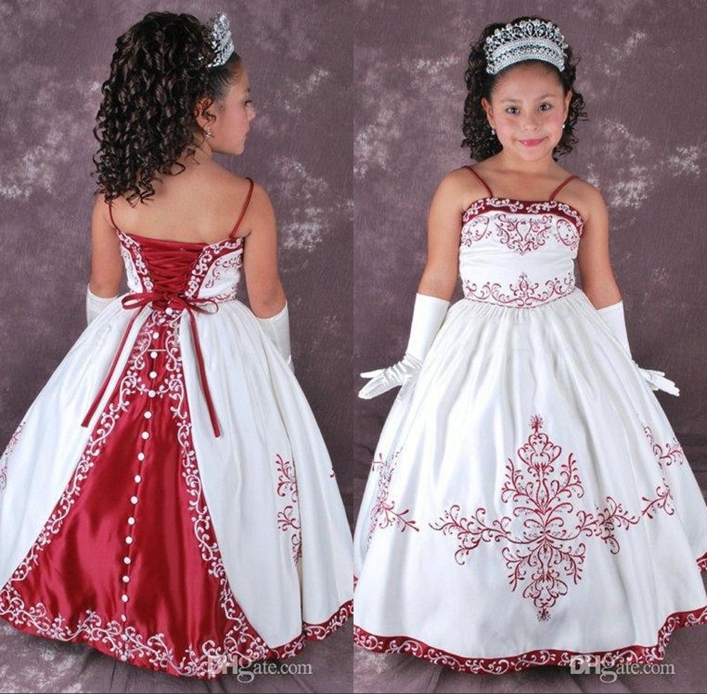 children wedding gown