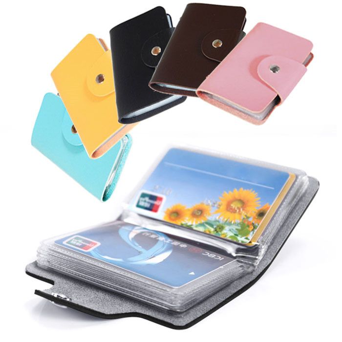 Business Card Holder Case Plastic Credit Card ID Pocket Wallets UK Manufactured