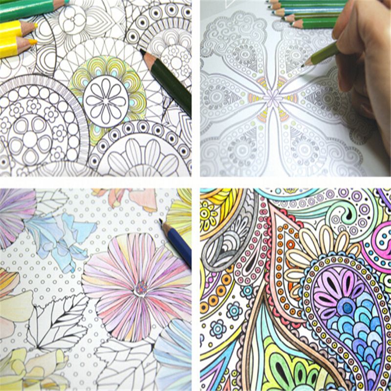 The Ebook Secret Garden Books Sell Like Hot Cakes Mandala Treasure Hunt Adult Stress Kill Time Graffiti Coloring 00894