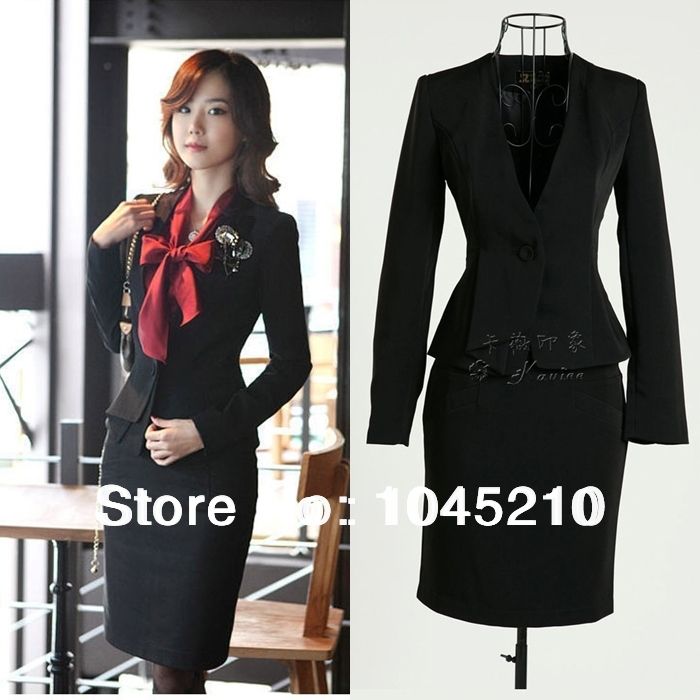 plus size skirt suit sets