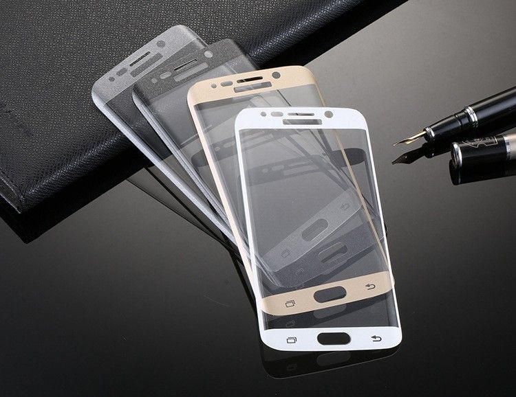 S6 Edge Tempered Glass Gold Black Color Full Cover LCD Screen Protector Film For Samsung Galaxy S6 Plus Curved Glass Screen Protector From Luisa9699, $3.79 | DHgate.Com