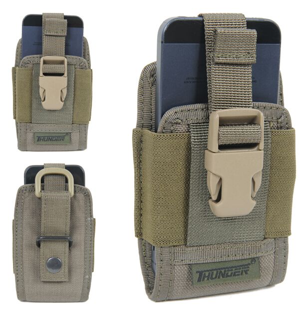 Tactical Bag Mobile Phone Belt Flip Hook Cover Case Pouch Smartphone Holster