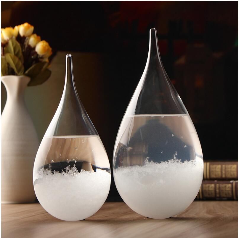 Weather Forecast Crystal Tempo 3 Sizes Drops Water Shape Storm Glass  Weather Predictor Bottle Christmas Craft Arts Gifts From Kids_show, $6.7 |  DHgate.Com