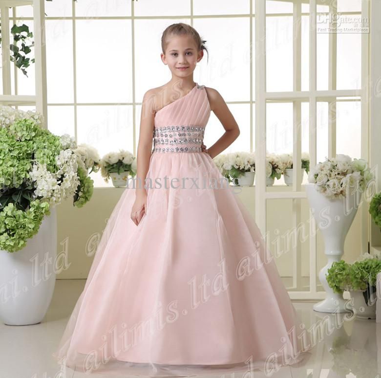 50% de descuento vestidos de desfile de las niñas Una línea de un hombro hasta 50% de descuento vestidos de desfile de las niñas Una línea de un hombro hasta