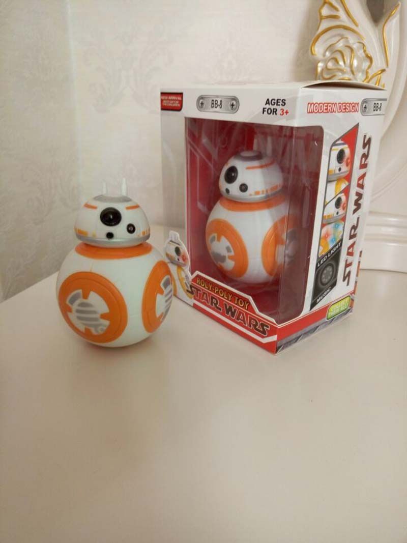 Compre Star Wars 7 La Fuerza Despertando BB8 BB 8 Droid Robot Acción Figura 5 Juguete Modelo Poly Music Luz Juguetes Con Paquete De DHL A 7,77 € Del Topelec | DHgate.Com