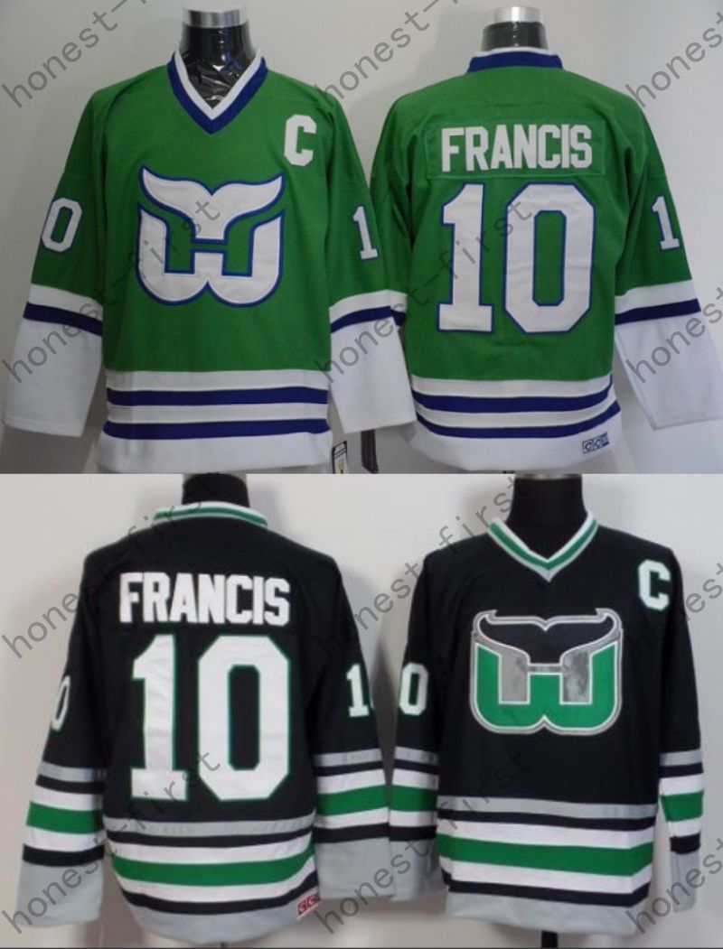 hartford whalers green jersey
