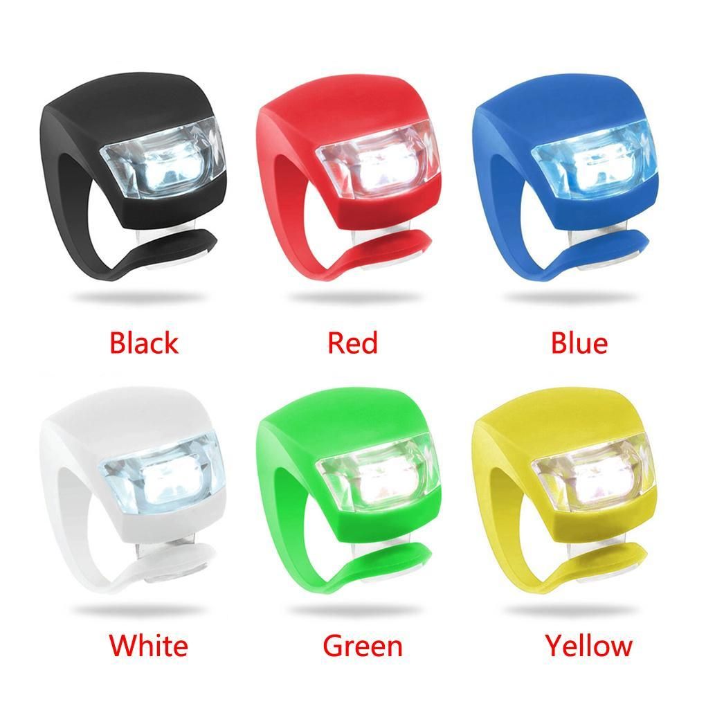 Excellent Silicone Bicycle Cycling Head Front Rear Frog Lamp Mini-shaped Lamp
