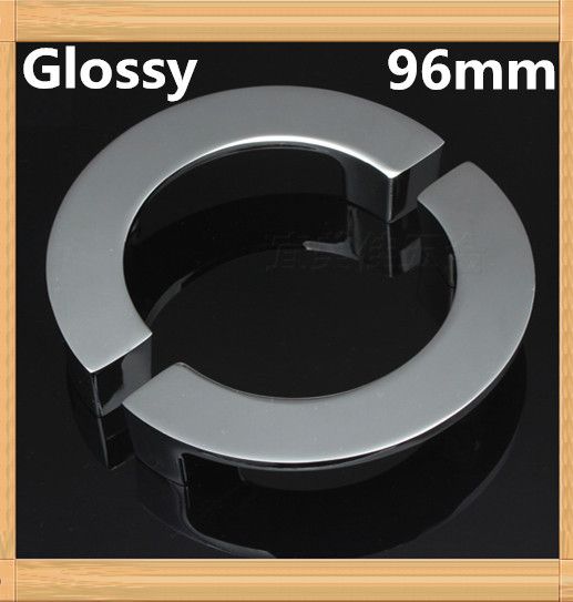 2019 96mm Modern Glossy Knob Semicircle Half Round Zinc Alloy