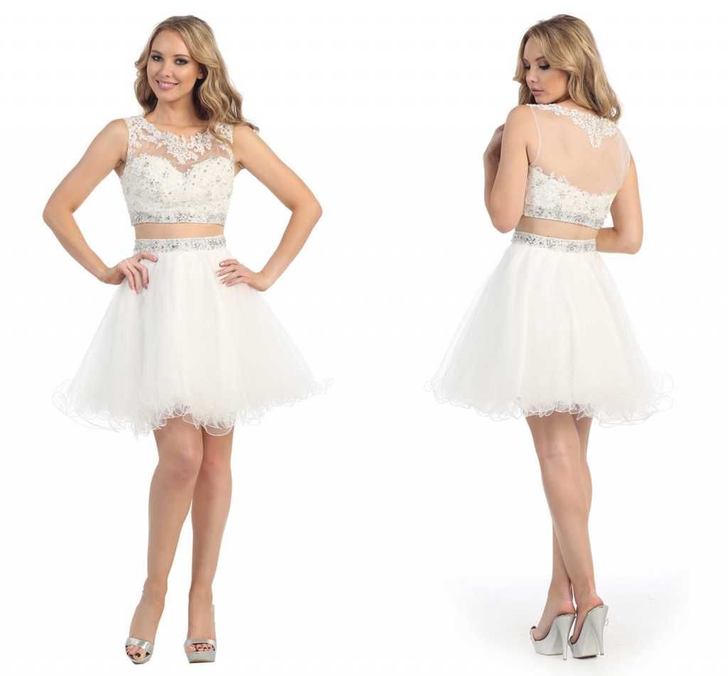 white graduation dress for juniors