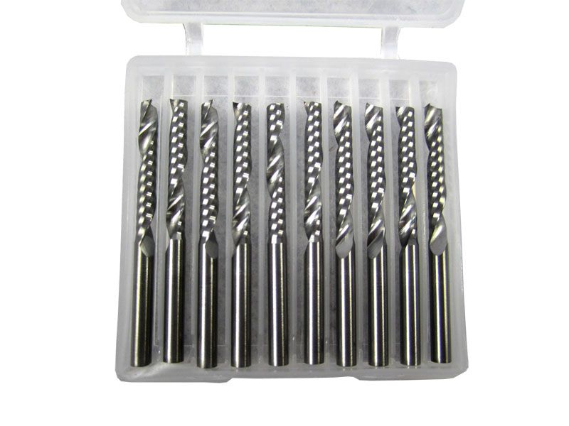 New Dremel Drill Bit Furadeira _ 3.175 Mm 17mm Cel 1 Flute Carbide End