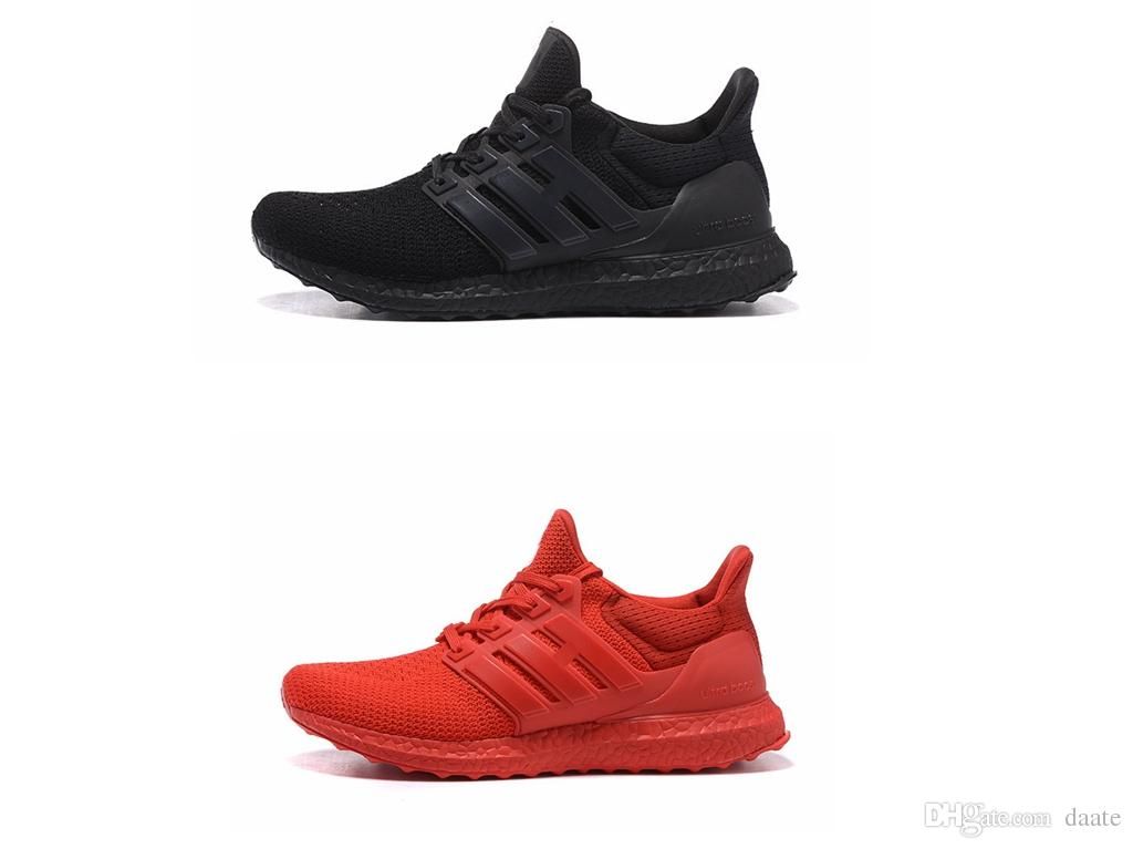 mens all black ultra boost