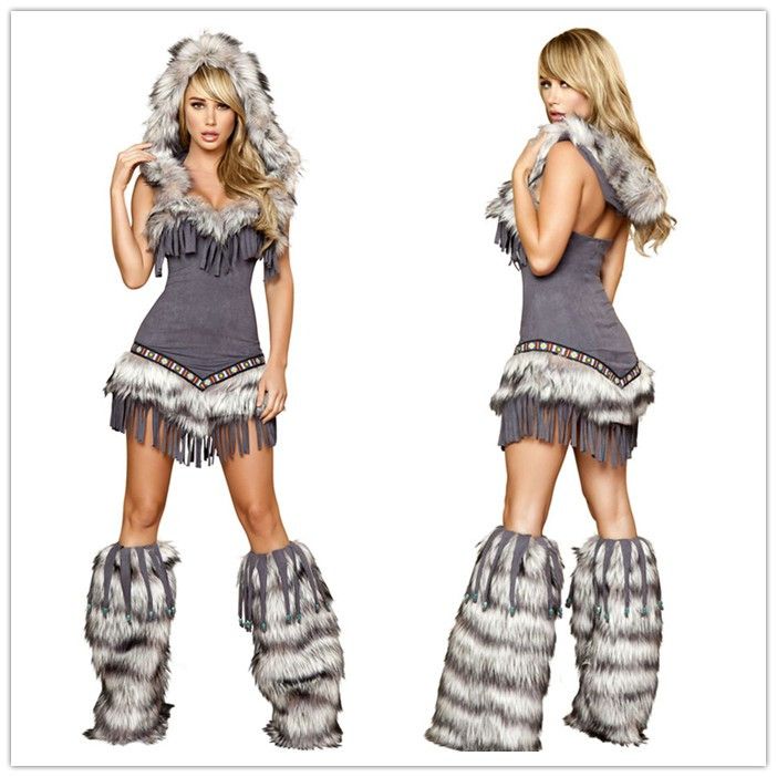 sexy fur dress