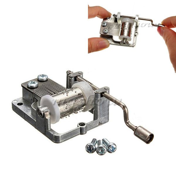 Details about   Many Songs Mechanical Hand Crank DIY Musical Music Box Movement Accessories G 