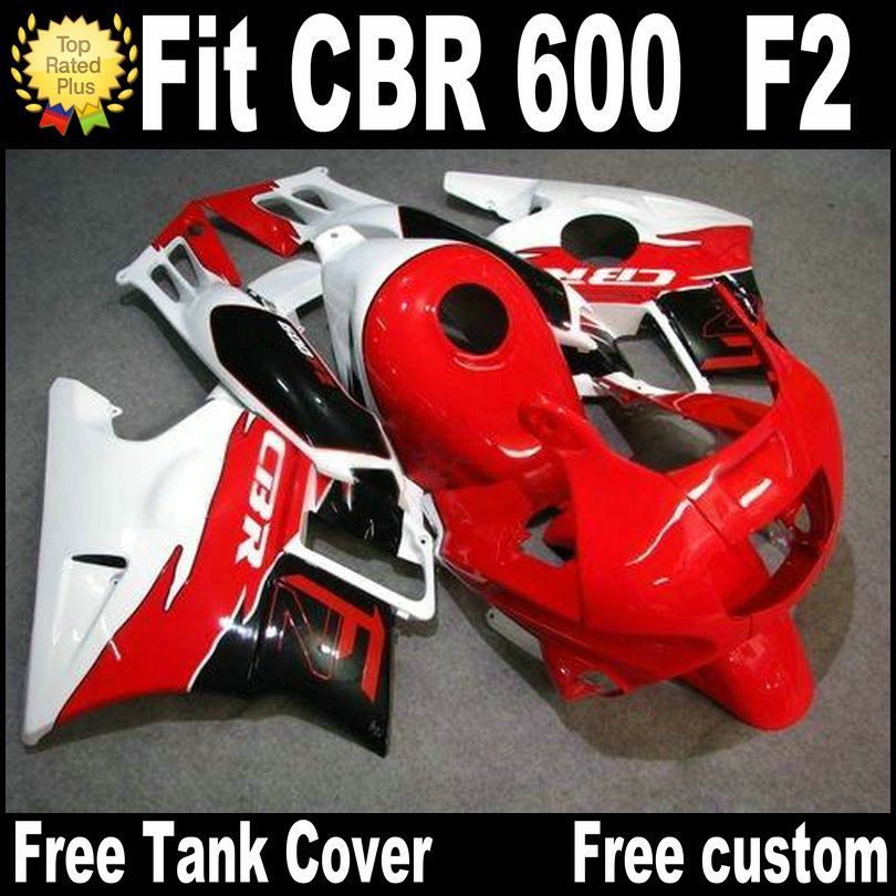 Motorcycle Fairings For HONDA CBR 600 1991 1992 1993 1994 F2 CBR600 91 94 Red Black White