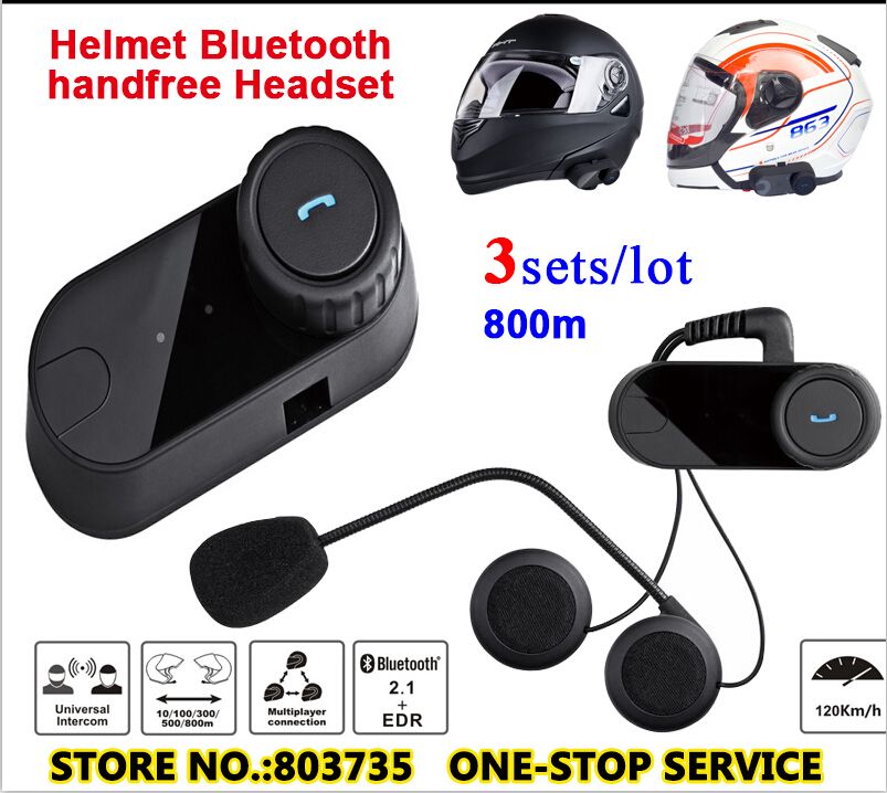 500m FM Bluetooth Helmet Motorcycle 