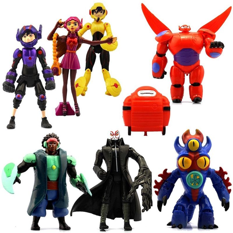 New Big Hero 6 Action Figure Toys Baymax Dolls Model Toys Childrens