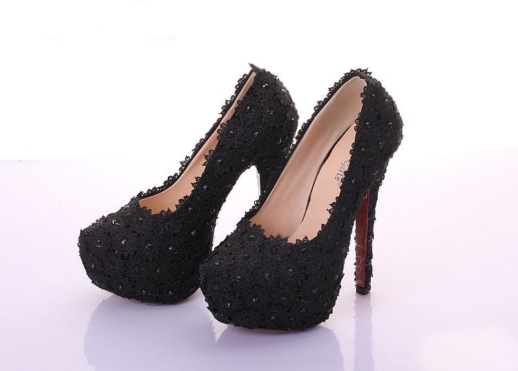 black bridesmaid shoes