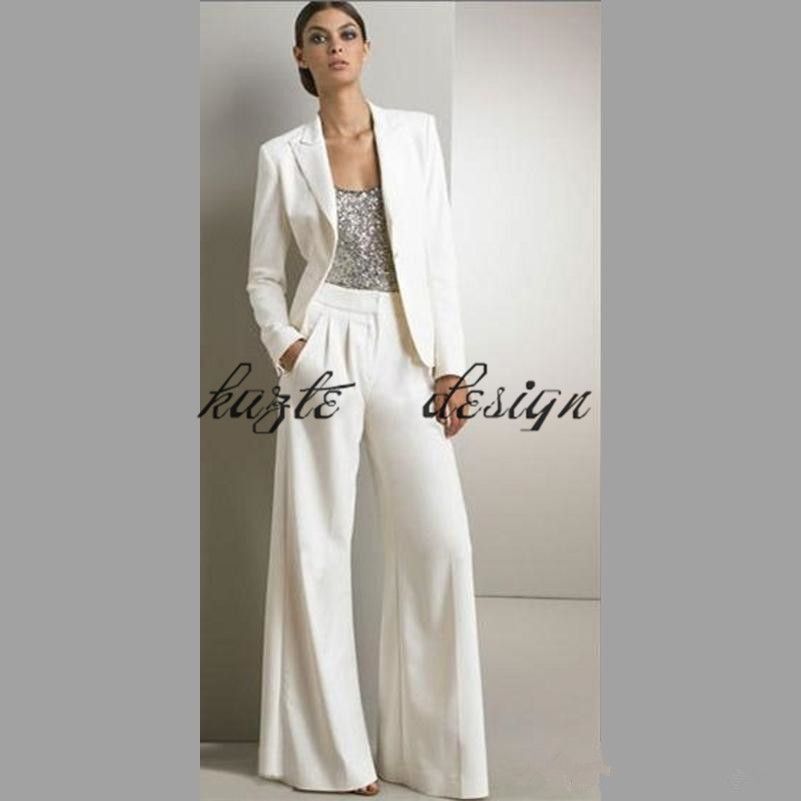 Acquista Abiti Moderni Bianchi Della Madre Della Sposa A Tre Pezzi Adatti  Abiti Da Cerimonia Nuziale In Paillettes Argento Abiti Taglie Forti Con  Giacche A 112,49 € Dal Kazte | DHgate Italy