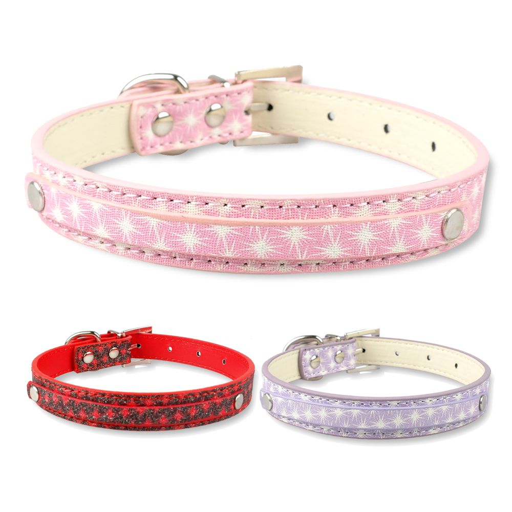 2021 DIY Name Leather Pet Collar Personalized Dog Collars For 10mm Letters Red Pink Purple From