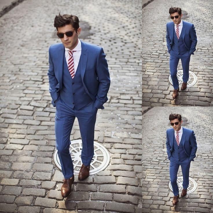 dark blue armani suit