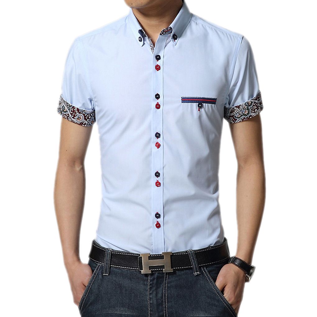 mens 3xl short sleeve dress shirts