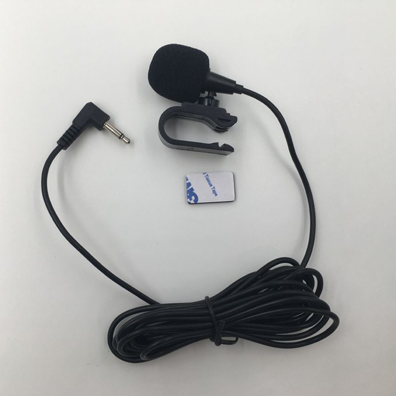Micrófono de audio automotriz mini profesional de 3,5 mm con cable externo 