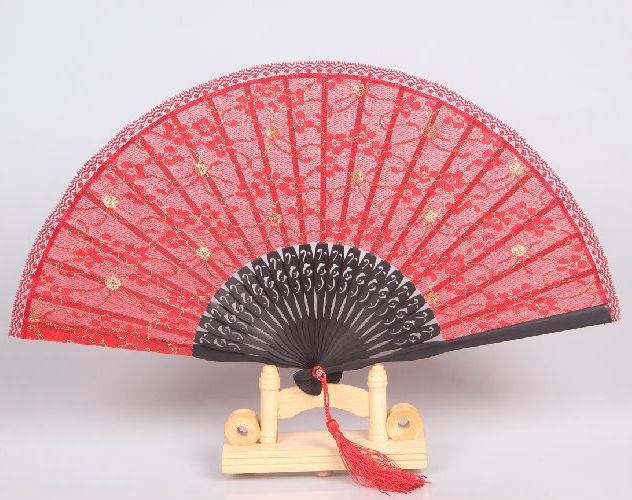 lace wedding fans