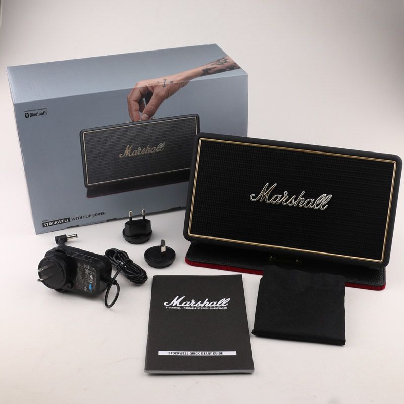 Bluetooth Speaker Wireless Speakers With Flip Cover Case Marshall 