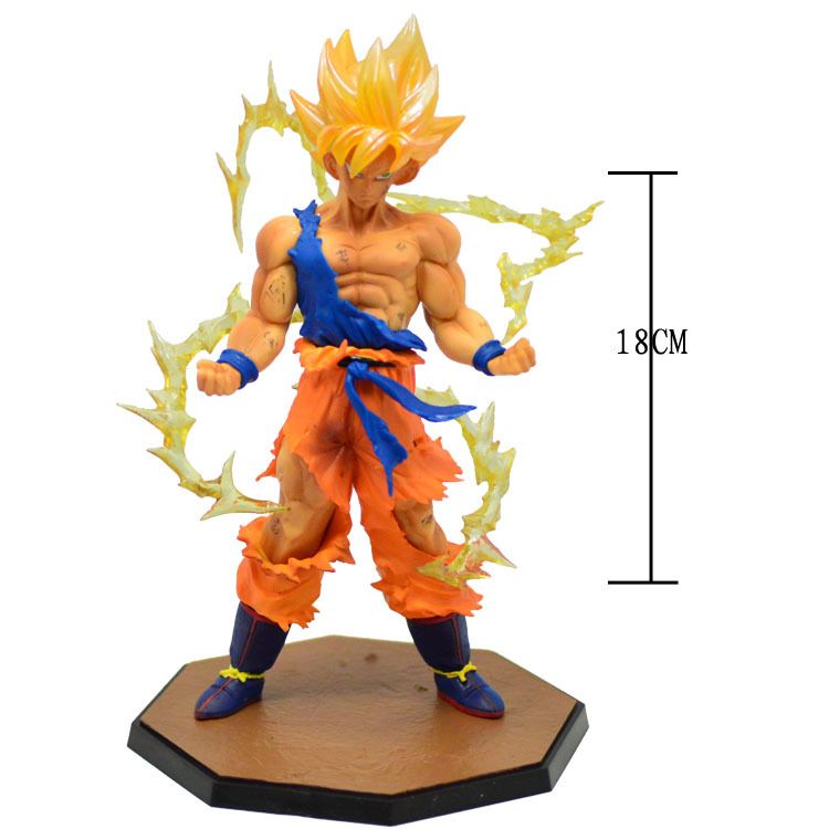 Dragon Ball Z Super Saiyan Goku Vegeta Action Figure Figurines Model Kids Gift
