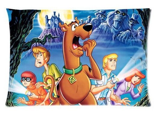 Scooby Doo Pillowcase Standard Size 20x30 Two Sides Printed Pillow